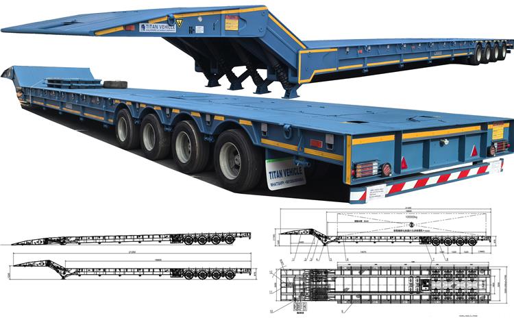 IPI Group Folding Gooseneck Trailer Price for Sale In Nigeria
