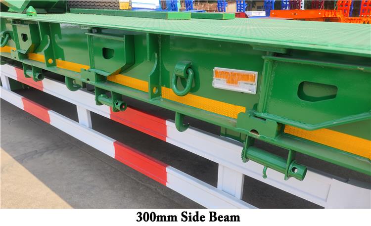 3 Axle 60 Ton Full Width Gooseneck Low Bed Trailer for Sale In Nigeria Lagos