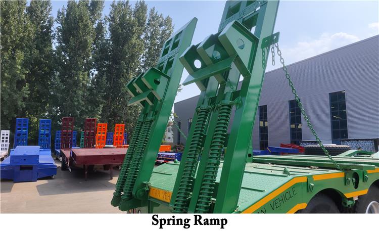 3 Axle 60 Ton Full Width Gooseneck Low Bed Trailer for Sale In Nigeria Lagos