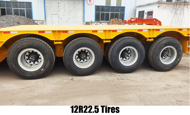 4 Axle Hydraulic Detachable Gooseneck Lowboy Trailer for Sale in Nigeria 