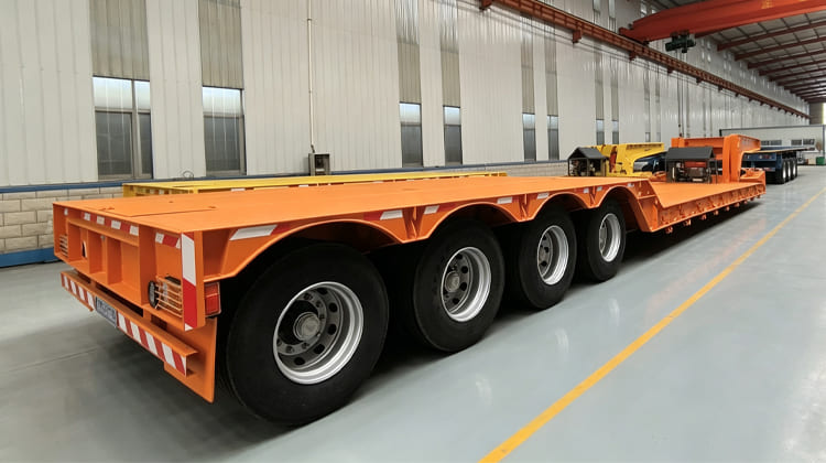 4 Axle 100 Ton RGN Lowboy Trailer for Sale in Nigeria Lagoes