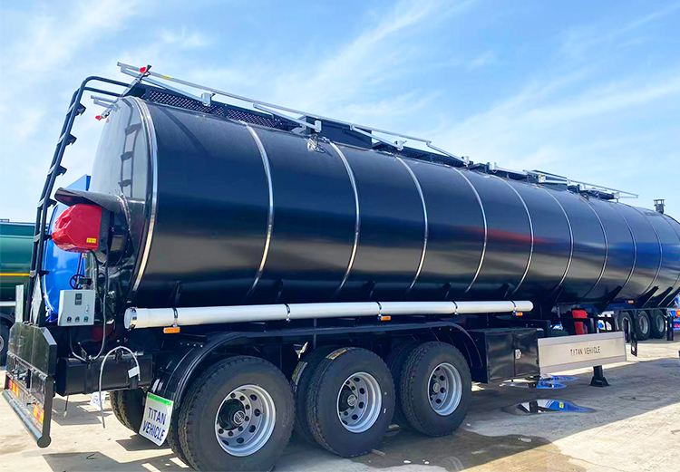 3 Axle Asphalt Tanker Trailer for Sale in Nigeria