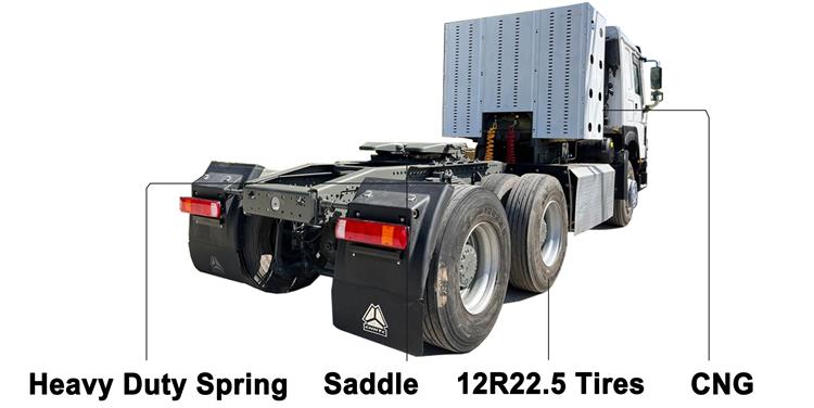 Used Howo CNG Truck 6x4 for Sale In Nigeria Lagos