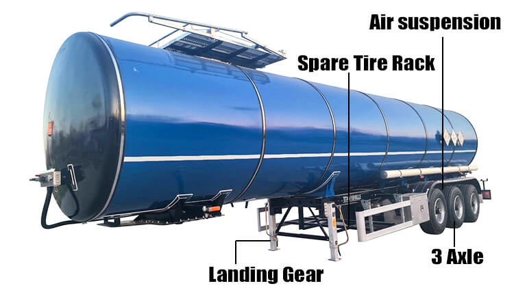 Liquid Asphalt Tanker Trailer for Sale in Lagos Nigeria