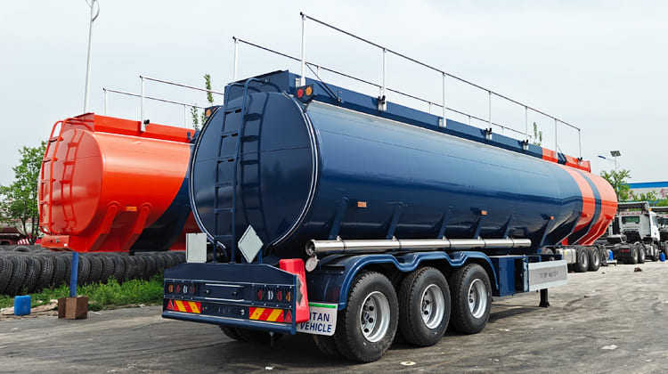 3 Axle 45000L Fuel Tanker Trailer for Sale in Nigeria   