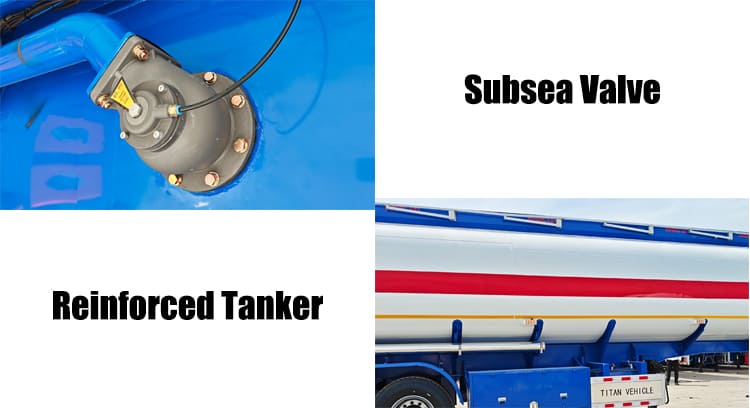 45000 Liters Oil Tanker Trailer for Sale in Nigeria 