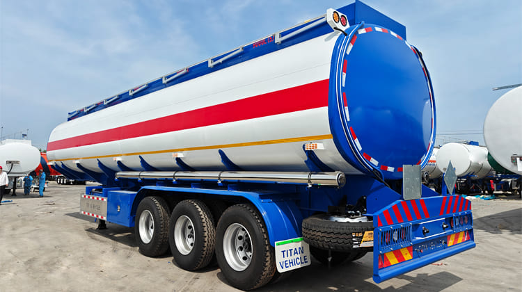 45000 Liters Oil Tanker Trailer for Sale in Nigeria 