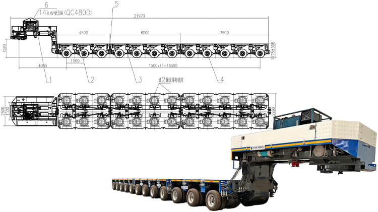 Hydraulic 12 Axle Goldhofer Trailer for Sale Price for Sale in Nigeria