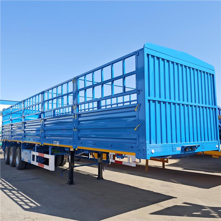 60 Ton Fence Cargo Trailer