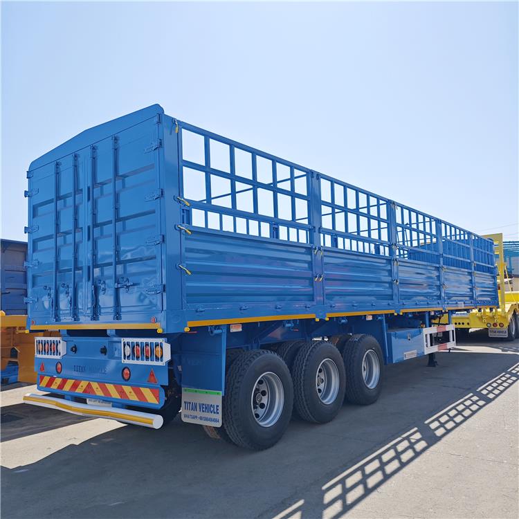 60 Ton Fence Cargo Trailer
