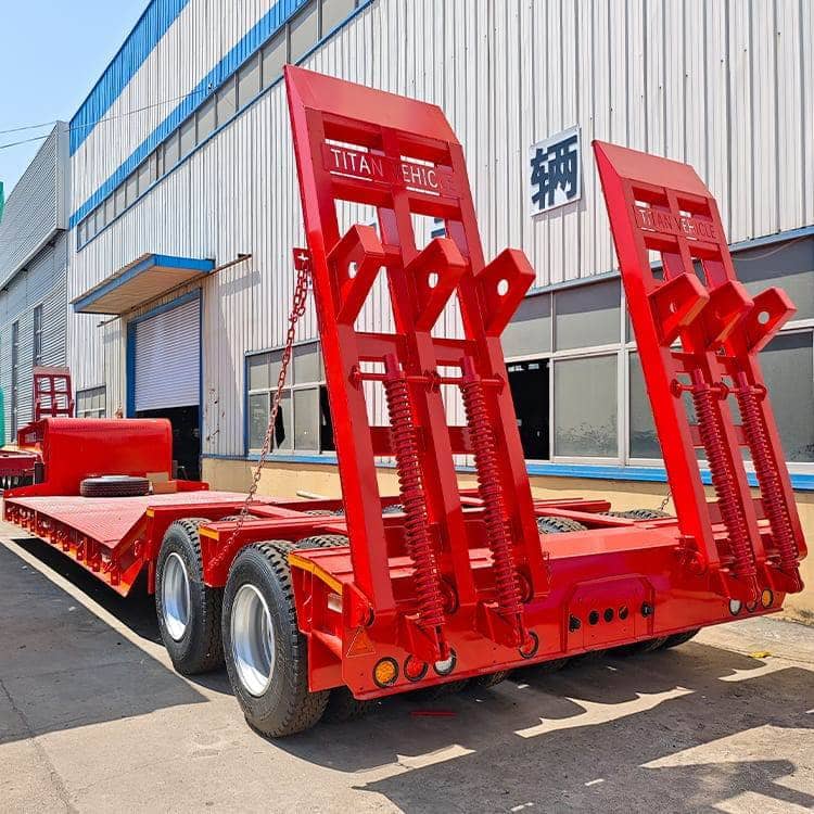 2 Line 4 Axle Low Bed Trailer
