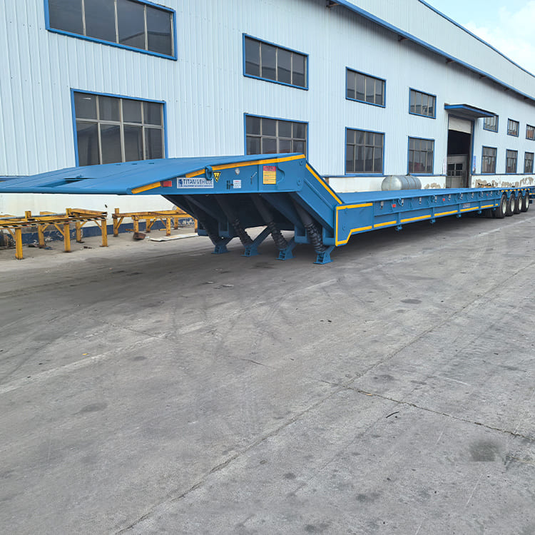 100T Folding Gooseneck Trailer