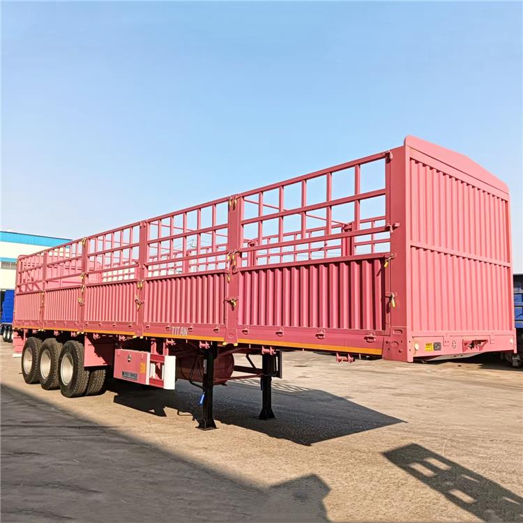 60 Ton Fence Cargo Trailer 