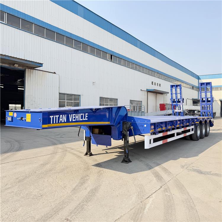 60 Ton Low Bed Semi Trailer