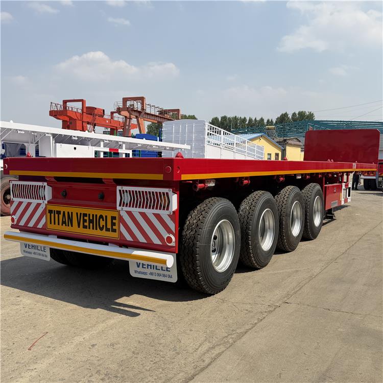 IPI 4 Axle Flatbed Semi Trailer