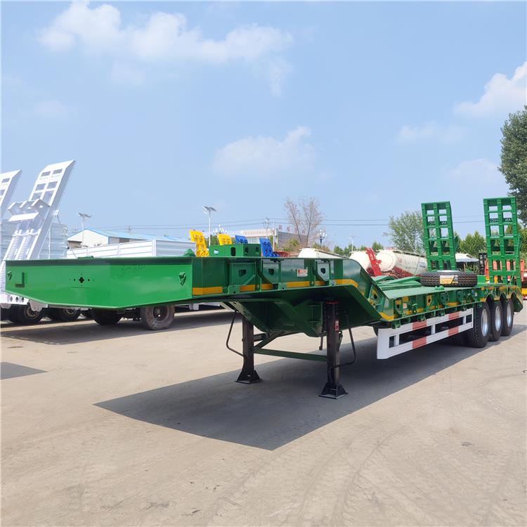 3 Axle Full Width Gooseneck Low Bed Trailer