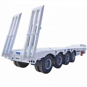 4 Axle Low Bed Truck Trailer