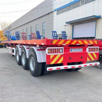 Tri Axle 40 foot Flatbed Semi Trailer