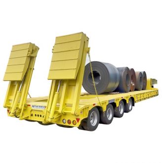 4 Line 8 Axle Truck Low Loader Trailer