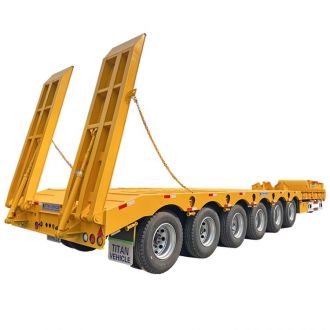6 Axle Drop Deck Low Loader Semi Trailer