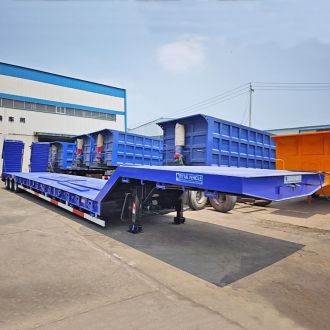 Hydraulic 3 Axle Low Bed Trailer