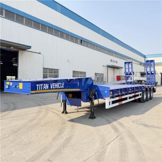 60 Ton Low Bed Semi Trailer