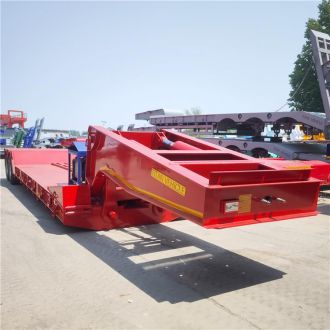 2 Axle 80 Ton Detachable Gooseneck Trailer