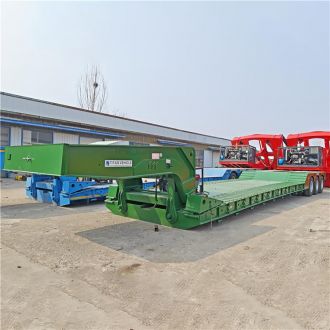 3 Line 6 Axle Detachable Lowboy Trailer