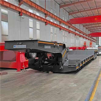 3 Axle 80 Ton Detachable Neck Lowboy Trailer