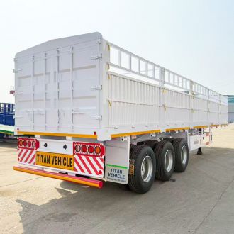 3 Axle Fence Cargo Semi Trailer