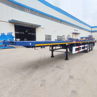 3 Axle 40ft Flatbed Semi Trailer